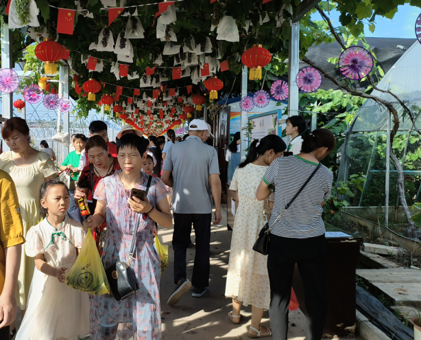 湖北丹江口 “葡天同庆 萄你欢心”习家店生态农业观光园第四届葡萄采摘节开幕