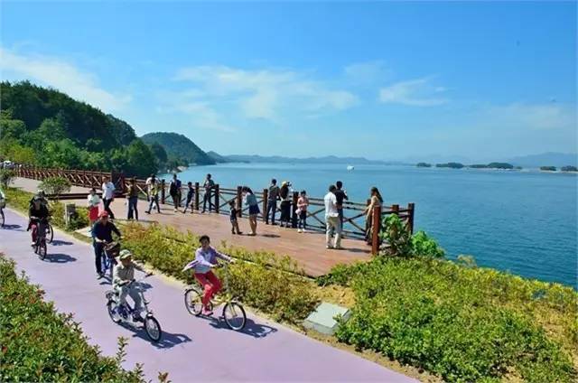 绿道骑行 千岛湖旅游新时尚，休闲观光两不误